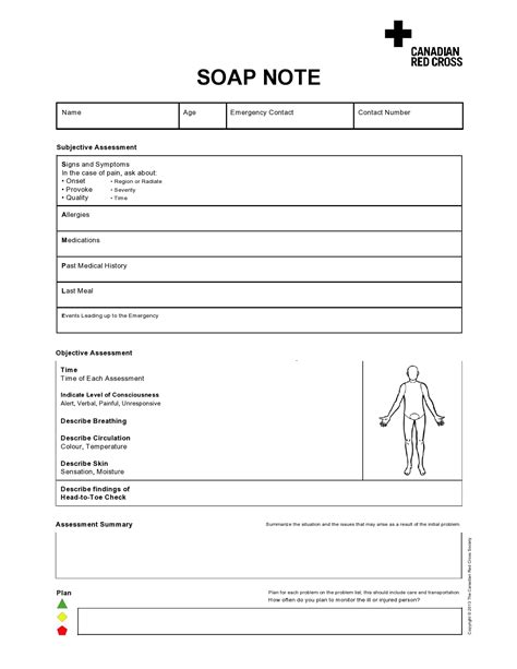 Free Printable Soap Notes