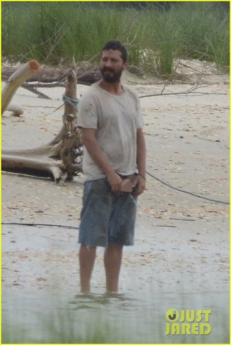 Shia LaBeouf Exposes Himself On Set While Peeing In Ocean Photo