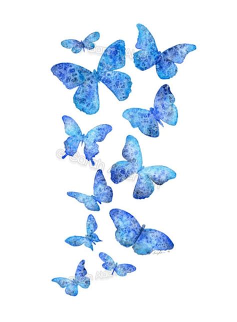 Blue Butterfly Artwork