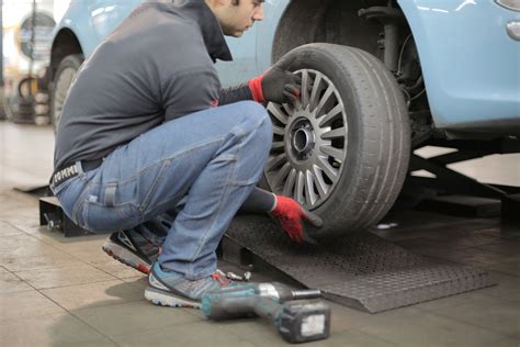 Man Changing A Car Tire · Free Stock Photo