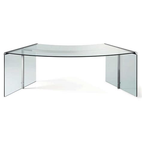 The Gallotti And Radice President Senior Curved Desk Glass Home Office