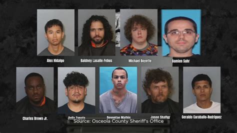Sheriff 9 ‘online Predators Arrested For Traveling To Meet With Minors In Osceola County