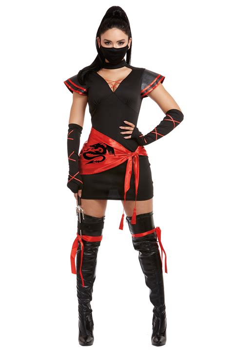 Sexy Dark Ninja Adult Costume PureCostumes Com