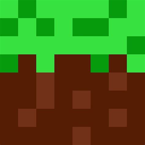 Grass Block Pattern Minecraft Dirt Block Pixel Art Pixel Art Art