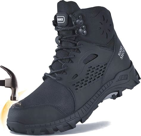 Suadex Steel Toe Boots For Men Womenwaterproof And Heat Resistant
