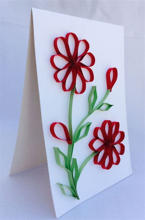With all the politics and blaming that can go on within an organization, many companies are lacking good, solid leadership from people who are willing to stick to their word. Quilled flowers card.So beautiful and a great gift card ...