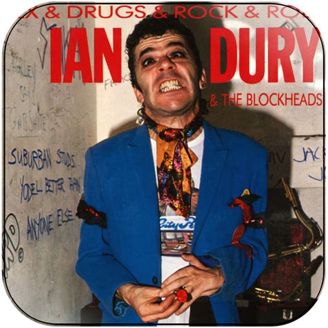 Ian Dury And The Blockheads Sex Drugs Rock Roll Album Cover Sticker