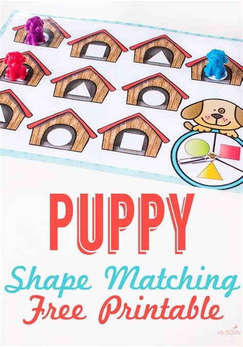 Dog House Shape Game For Preschoolers Pet Activities Pre K