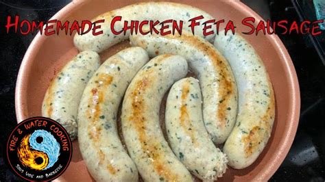 Homemade Chicken Feta Spinach Sausage How To Make It Easy Youtube