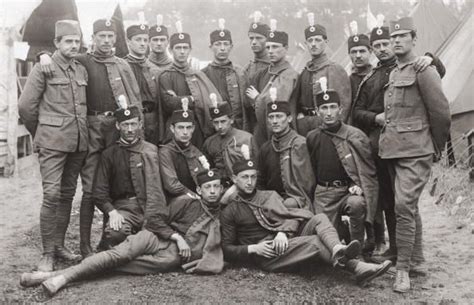 A Group Of Serbian Soldiers During World War I Circa 1916 Serbia