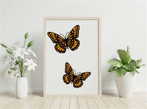 Butterfly SVG Monarch Butterfly Tumbler Butterfly Svg Png - Etsy