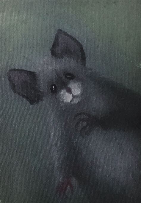 Mouse In The House Sketch A Day Painting Oil On Canvas