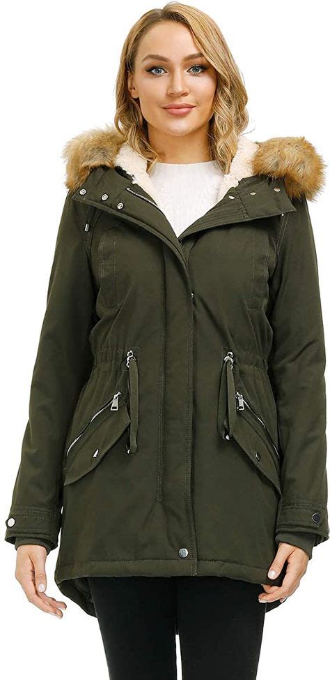 royal matrix women s full zip warm hooded parka coat water resistant sherpa lined winter jacket