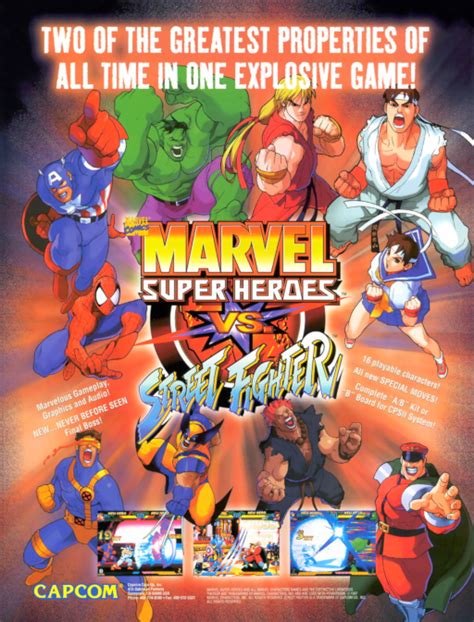 Marvel Super Heroes Vs Street Fighter 970620 Asia Arcade Gorser