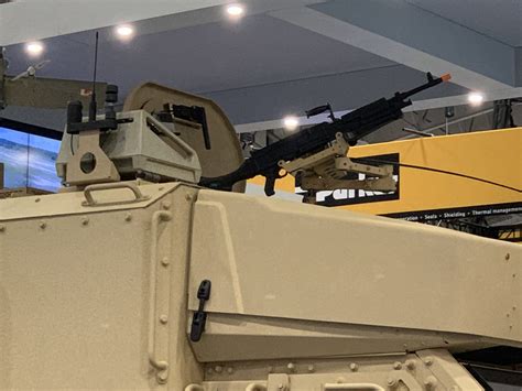 Msg Swing Arm And Machine Gun Mount On Oshkosh Jltv Military Systems