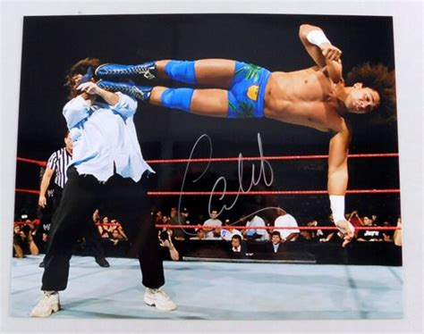 Carlito Colon 8x10 Signed Wwe Wrestling Photo Wrestler Autograph Coa