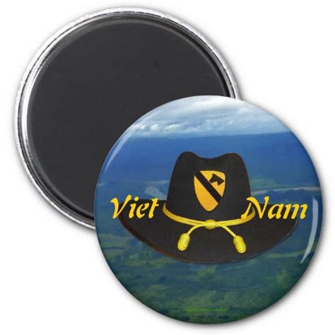 Iraq 1st Cavalry Vietnam Air Cav Patch Magnet Vet
