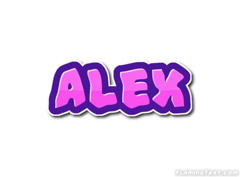 Alex Logo Free Name Design Tool From Flaming Text