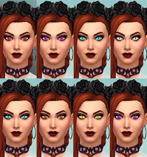 More Vampire Eye Colors By Merkaba At Mod The Sims Sims 4 Updates