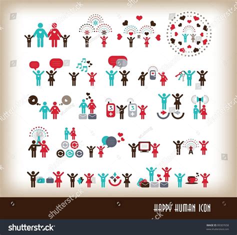 Happy Human Icon Stock Vector 89307658 Shutterstock