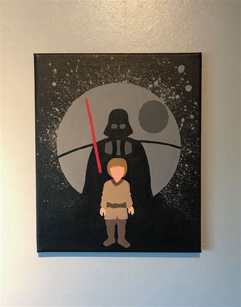 Darth Vader Painting Canvas Lyndsay Mcnally