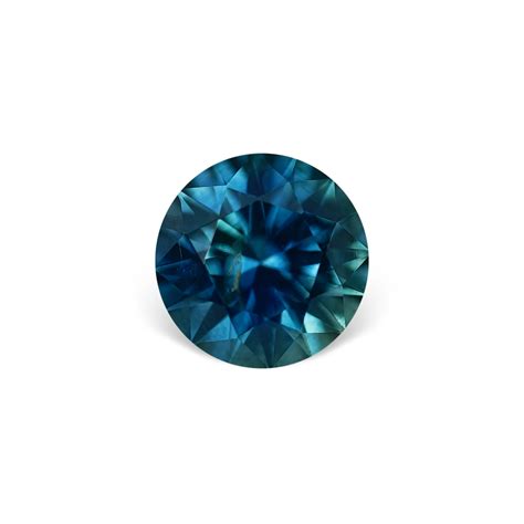Blue Green Montana Sapphire Round 116 Carats Americut Gems
