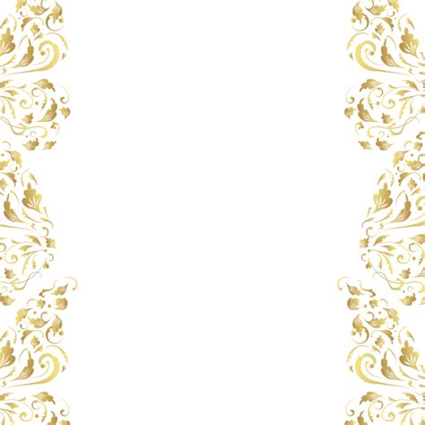 الزهور الإطار الذهبي حر Png و Psd سكرابز اطارات ذهبي دائري 640x640
