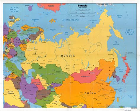 Large Scale Political Map Of Eurasia 2006 Other Maps Of Europe