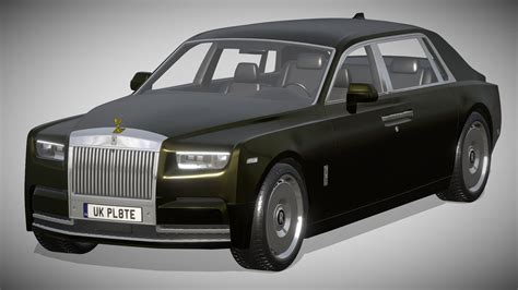 Rolls Royce Phantom Extended Series Ii 2022 Buy Royalty Free 3d Model