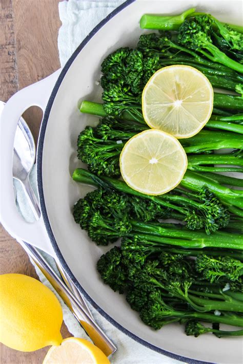 easy lemon garlic broccolini our tasty kitchen