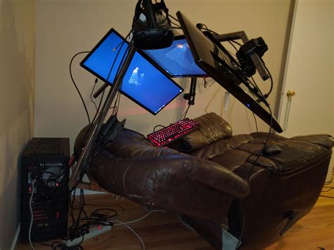 Laid Back Video Games Funny Setup Gamer Setup