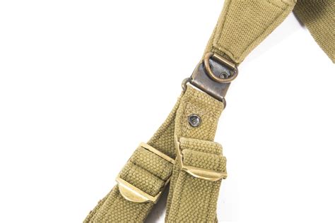 Us M1936 Suspenders With Cast Brass Buckles Fjm44