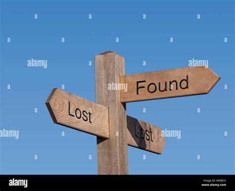 Lost And Found Hi Res Stock Photography And Images Alamy