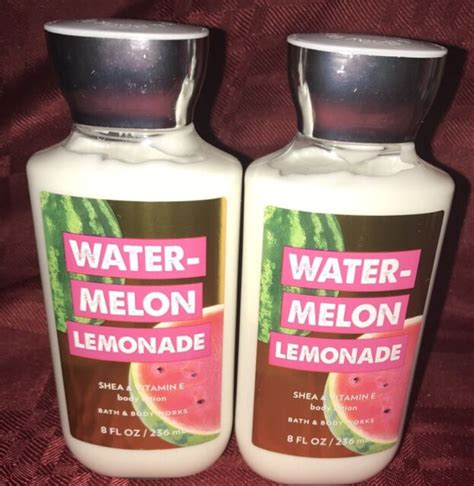 2x Bath And Body Works Watermelon Lemonade Body Lotion 8 Oz Each Lot Ebay