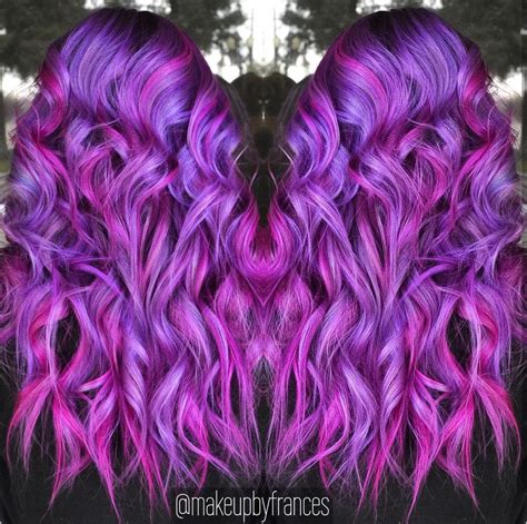 Purple Hair Ombre Hair Messy Hairstyles Pretty Hairstyles Hair And