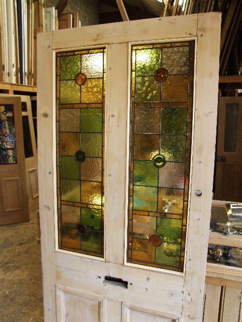 Antique Stained Glass Entrance Door Stained Glass Doors Company