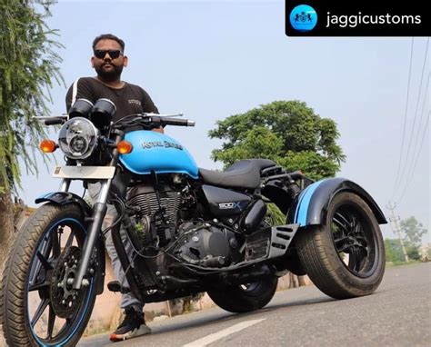 Indias First Royal Enfield Thunderbird X Based Trike Is Mind Blowing