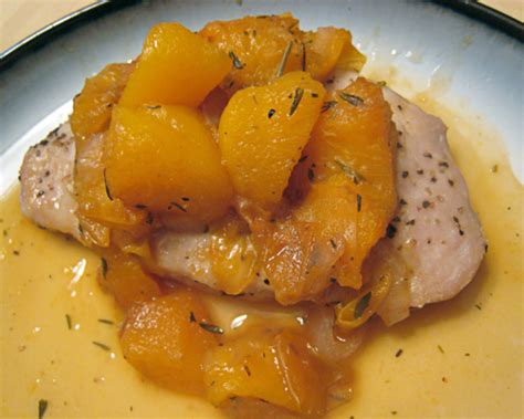 Pork chops deliver iron, potassium and other essential nutrients, while being about as lean as chicken. Healthy Baked Pork Chops With Drunk Peaches Recipe ...