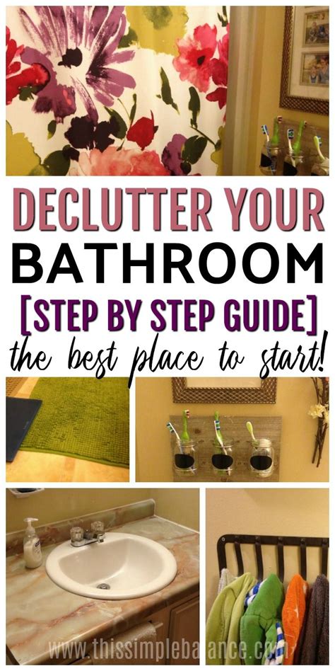 Decluttering Ideas For Your Bathroom Small Spaces Are The Easiest