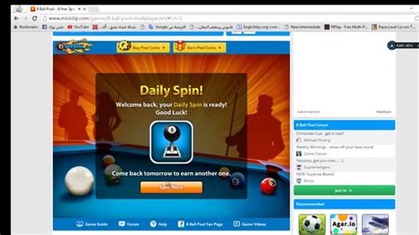 8 ball pool tips, tricks, cheats, guides, tutorials, discussions to clear hard levels easily. UNLIMETED FREE SPIN 8 BALL POOL ثغرة الة الدوران في ...
