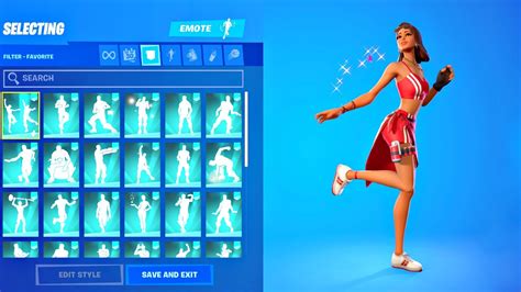 Summer Ruby Skin Doing All Fortnite Icon Series And Tiktok Dance Emotes