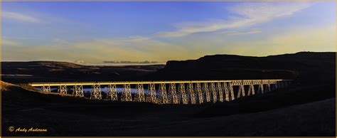 Sunset Trestle Lyons Ferry Snake River Wa Andy Anderson Flickr