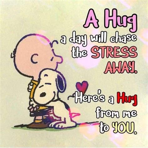 Pin By Cyberhutt West On Snoopy And The Peanuts Gang Hug Quotes Snoopy