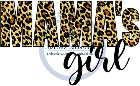 MAMA S Girl Cheetah Print PNG Sublimation Digital File Etsy