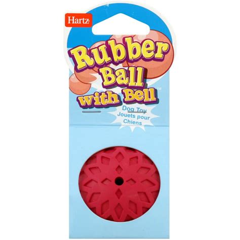 Hartz Rubber Ball With Bell For Tiny Dogs 1 Ea Pack Of 2 Walmart