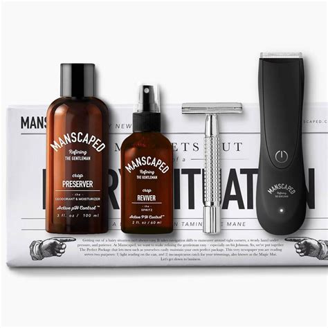 Manscaped Perfect Package 20 Mens Grooming Kit Hydrating Toner Cleanser