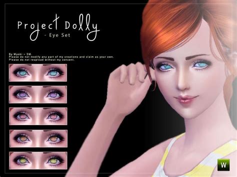 Screaming Mustards Project Dolly Eye Set Dolly Eyes Sims