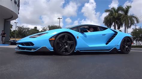 Blue 2018 Lamborghini Centenario Lp 770 4 Hd Background Lamborghini