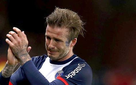 David Beckham Psgs Captain For His Final Match Bows Out As A Winner