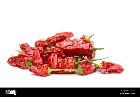 Dried Red Chilli Pepper Capsicum Annuum Stock Photo Alamy
